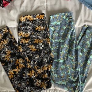 LuLa Roe leggings two pairs